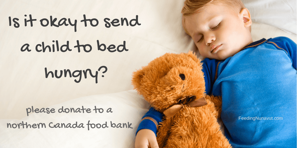 give to a northern canada food bank